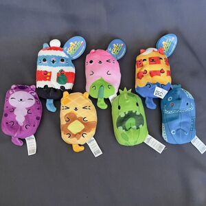 Cats Vs Pickles 4” Beanbag Plush Lot New/EUC